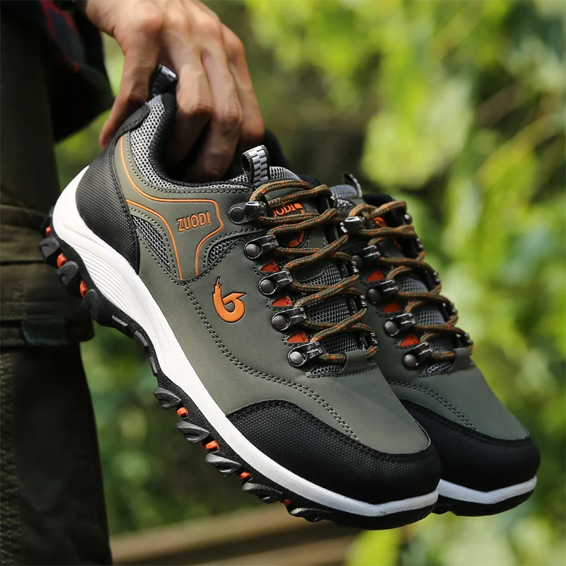 men's waterproof hiking shoes autumn winter outdoor pu leather sports wear resistant walking tactical shoes men's waterproof hiking shoes autumn winter outdoor pu leather sports wear resistant walking tactical shoes