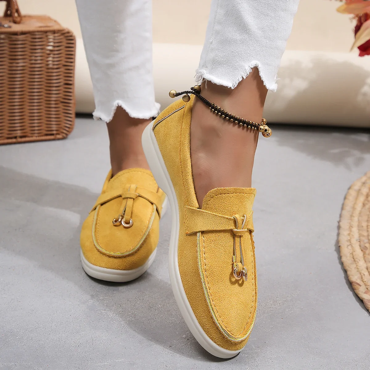 woman trend women loafers slip on ladies flats high quality spring autumn casual flat single shoe woman trend women loafers slip on ladies flats high quality spring autumn casual flat single shoe