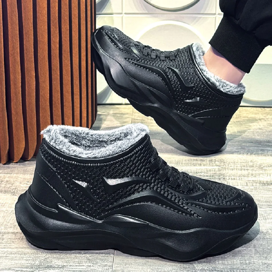 men's outdoors fashion sports snow boots cozy eva lightweight casual shoes winter warm plush non slip cotton shoes christma gift men's outdoors fashion sports snow boots cozy eva lightweight casual shoes winter warm plush non slip cotton shoes christma gift