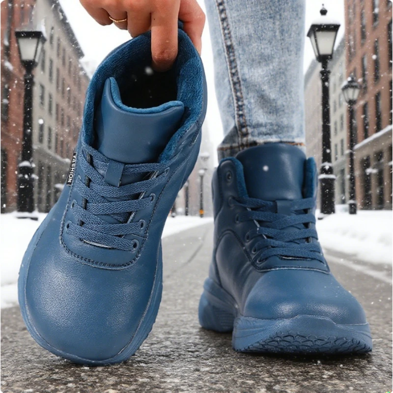 winter barefoot boots for women wide toe faux fur ankle sneakers waterproof comfort trend warm shoes outdoor platform snow boot winter barefoot boots for women wide toe faux fur ankle sneakers waterproof comfort trend warm shoes outdoor platform snow boot