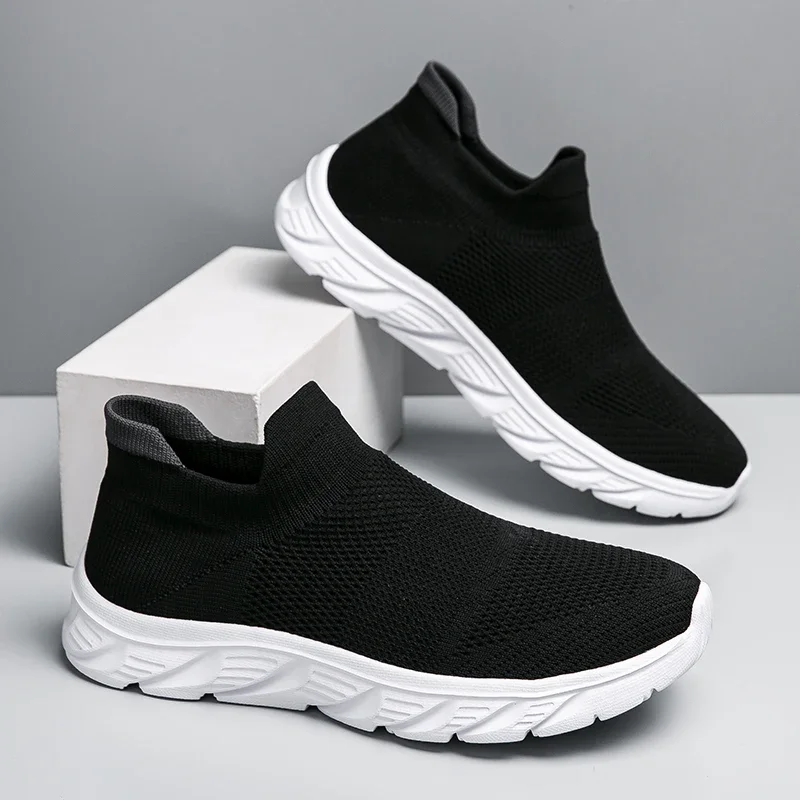 breathable men casual shoes lightweight male vulcanized shoes outdoor platform men's loafers soft mesh flats non slip sneakers breathable men casual shoes lightweight male vulcanized shoes outdoor platform men's loafers soft mesh flats non slip sneakers
