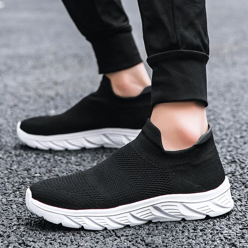 breathable men casual shoes lightweight male vulcanized shoes outdoor platform men's loafers soft mesh flats non slip sneakers breathable men casual shoes lightweight male vulcanized shoes outdoor platform men's loafers soft mesh flats non slip sneakers