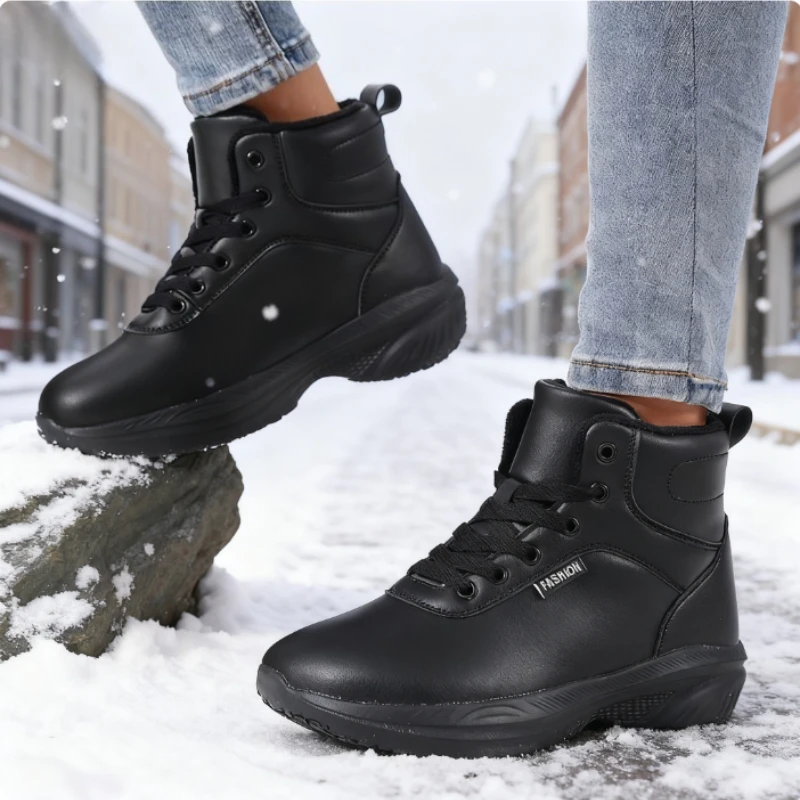 winter barefoot boots for women wide toe faux fur ankle sneakers waterproof comfort trend warm shoes outdoor platform snow boot winter barefoot boots for women wide toe faux fur ankle sneakers waterproof comfort trend warm shoes outdoor platform snow boot